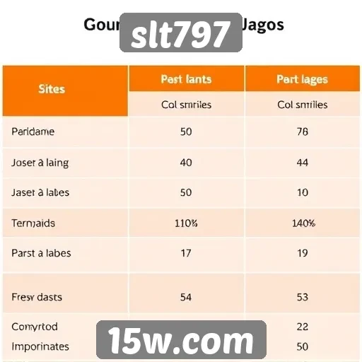 Comparativo com outros sites de jogos populares